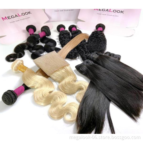 8A 10A 12A Brazilian Hair Shiny Soft Mink 100% Human Hair extension Cuticle Aligned Raw Virgin human Hair bundles